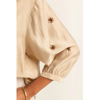 Expresso Blouse Safari Sand